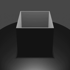 turntable_conv.gif Fichier STL gratuit Pot à plantes cubique encastré・Design pour impression 3D à télécharger