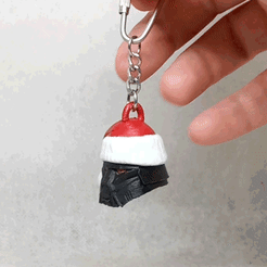 001.gif STL file santa Dark Trooper keychain・3D printer design to download, Adel85