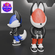 202406141420-2.gif 3D Printable Wolf Toy Character Model