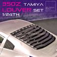 0.gif 3D file 350Z WINDOW LOUVER SET FOR TAMIYA 1-24 Modelkit・3D print design to download