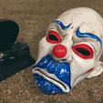 Gif_Joker_clown_mask_3d_print_model_review.gif Joker Clown Mask - Henchmen Dark Knight Cosplay