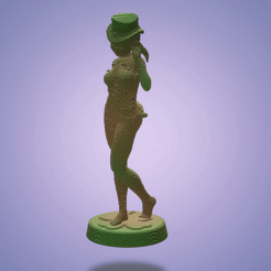 leprechaun-girl-Minecraft.gif Free STL file St patrick irish leprechaun girl (Minecraft)・3D print object to download