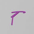 t.gif CUPCAKE PICK, TOPPING, CAKE, TOASTE, LETTER T