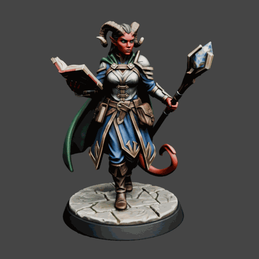 Demonic Sorceress Adventurer Miniature