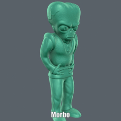 Morbo.gif Download free STL file Morbo (Easy print no support) • 3D printer design, Alsamen