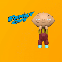 STEWIE-GRIFFIN.gif Файл STL Стьюи Гриффин・Модель для печати в 3D скачать