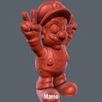Mario.gif Archivo STL Mario (Easy print no support)・Objeto imprimible en 3D para descargar