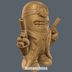Minionpheus.gif STL-Datei Minionpheus (Einfacher Druck ohne Unterstützung)・Design für 3D-Drucker zum herunterladen