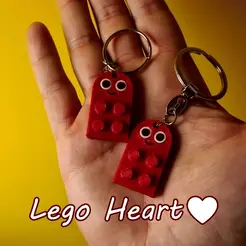 ezgif-1-9da2d4feff.gif L.E.G.O. Heart Keychain Cute Face