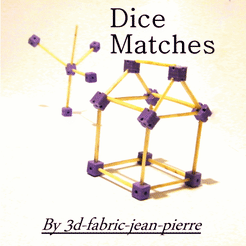 3d-fabric-jean-pierre_dice_matches_anim.gif Download STL file Dice Matches • 3D printable model, 3d-fabric-jean-pierre