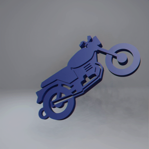 3D Motorrad Modell Keychain Schlüsselanhänger Ring Schlüsselbund 