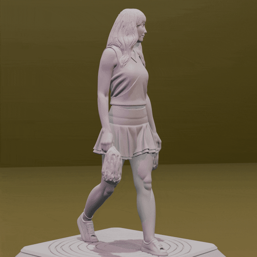 Mary Elizabeth Winstead Cheerleader Death Proof 3D model