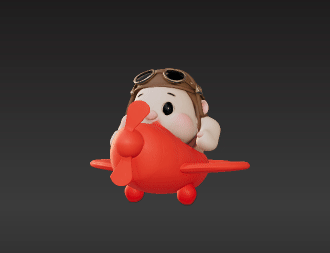 🖥️ Printable Computer Mouse Shell & Dock - Cute Pilot and Plane・ STL ...