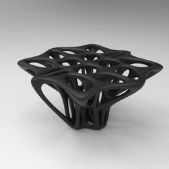 untitled.865.gif Archivo STL table cubo voronoi parametrico・Diseño de impresora 3D para descargar, nikosanchez8898