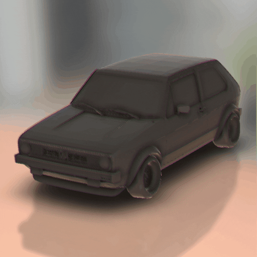 🐇 VW Rabbit・ 3D File for 3D printing・Cults