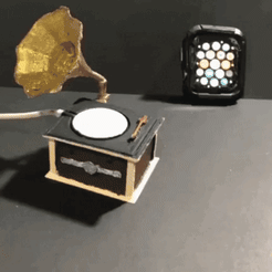 Untitled-1.gif STL-Datei Vitrola Stand de carga Apple Watch・Modell zum Herunterladen und 3D-Drucken