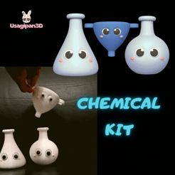 Cod372-Chemical-Kit.gif 3D file Chemical Kit・3D printing design to download