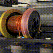 IMG_74902.gif STL-Datei Adaptateur Bobine Large pour AMS Bambulab Spulenadapter kostenlos・3D-druckbare Vorlage zum herunterladen