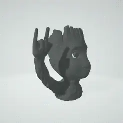 WhatsApp-Video-2023-09-13-at-02.18.41.gif STL file Baby Groot Echo Dot・3D printable design to download