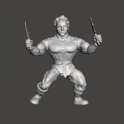 GIF.gif STL file MOTU HALLOWEEN ACTION FIGURE MICHAEL MYERS POSABLE ARTICULATED ACTION FIGURE FRIDAY THE 13TH SLASHER .STL .OBJ・Model to download and 3D print
