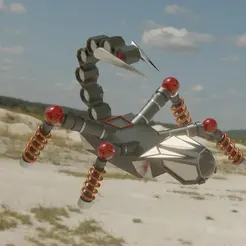 ezgif.com-gif-maker.gif Scorpion robot mecha fully rigged