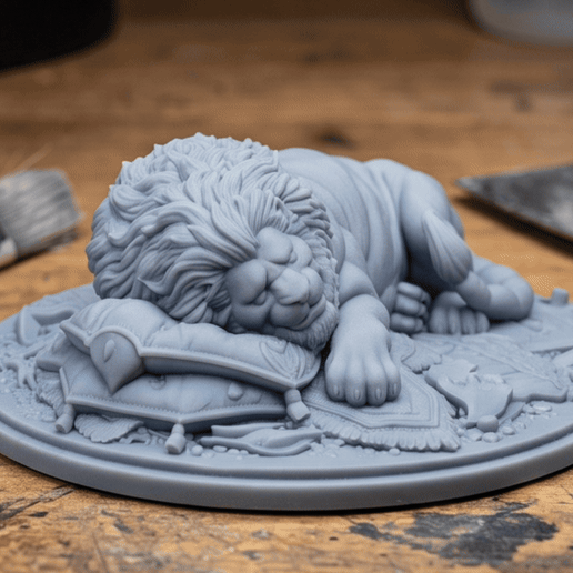 Slumbering Manticore | RPG Mini