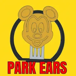 Park-Ears-Pancake-GIF.gif Archivo STL PARK EARS PANCAKE・Objeto de impresión 3D para descargar