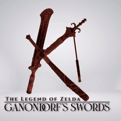 ezgif.com-video-to-gif-16.gif STL file Swords of Ganondorf (The Legend of Zelda)・3D printer model to download