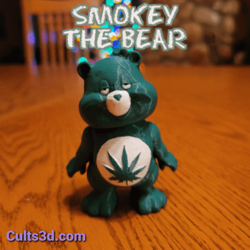 20201223_205420.gif STL file No Care Bear Collection・3D printing design to download, LittleTup
