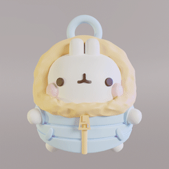 2redescults.gif Molang Christmas Ornament