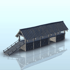 GIF-B12.gif Fichier STL Passerelle en pierre avec toit en bois et rampe d'accès (12) - Warhammer Age of Sigmar Alkemy Lord of the Rings War of the Rose Warcrow Saga・Design pour imprimante 3D à télécharger