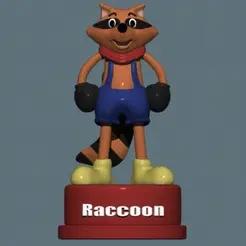 | birt eit) Mr. Raccoon figure ( Residual Evil ) remake 2