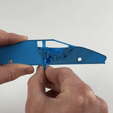 ezgif.com-gif-maker-11.gif STL file Lamborghini KEY HANGER (print-in-place mechanism)・3D printable design to download