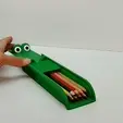 Gif_Start.gif Cute Alligator pencil holder