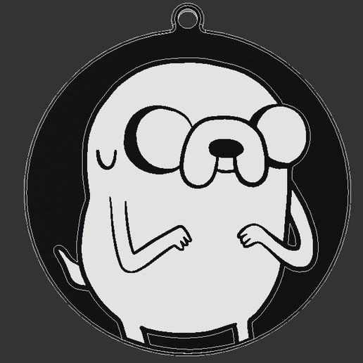 jake the dog head drawing