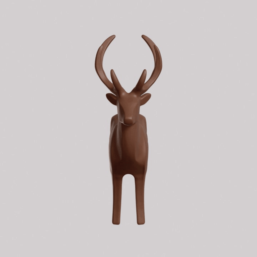 Minimalist Buck Sculpture