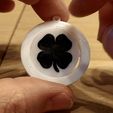 trebol4.gif 4-leaf clover mobile keychain