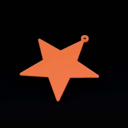 Faceted star ornament set – 5, 6 and 8 points, 90 mm, hanging loops