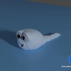 Sperm-Gif.gif STL file Articulated Sperm・3D printing idea to download, Sardac777
