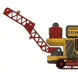 fbf83ae9-05d3-4c63-b632-f13506137a4b.gif Yellow Sugarcane Harvester With Movements