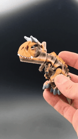 Biting Carnosaur Skeleton - Biting articulated Dinosaur