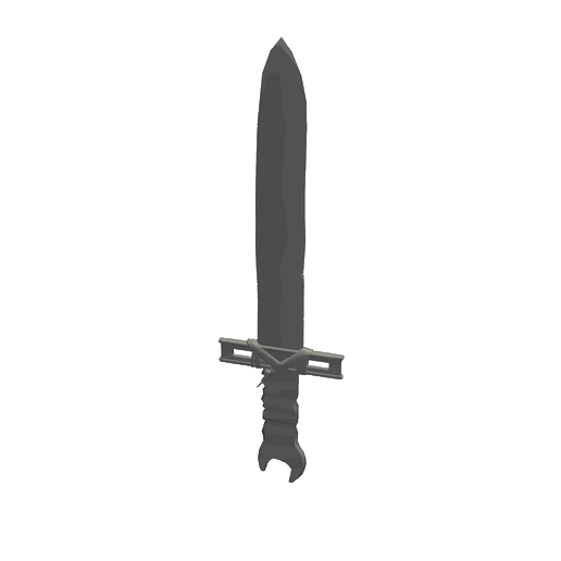 Rust Game Salvaged Sword 3D Model 3D model preview