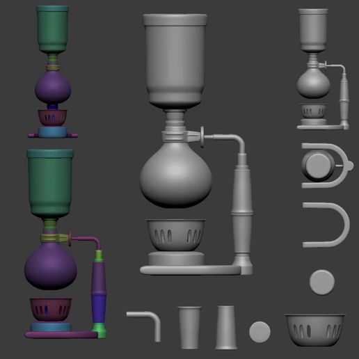 movie.mp4 Handheld Vacuum Brewer Set (Siphon-Style Design)