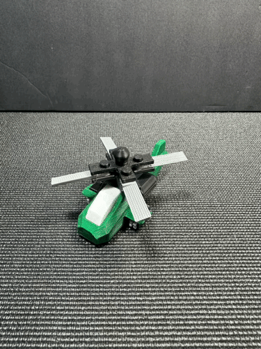 MILITARY HELICOPTER APACHE (NO AMS) 3D model