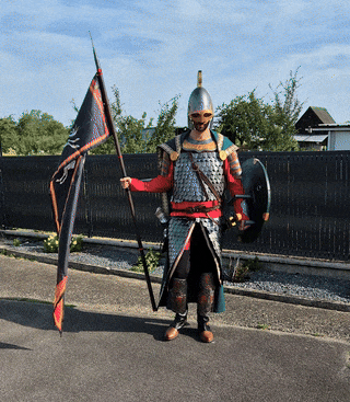 Armor Set - Royal Guard of Rohan - LOTR - 3D model önizlemesi