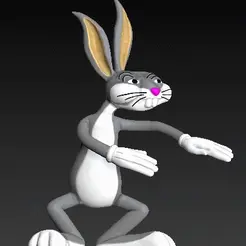 GIF.gif STL file 🔴Bugs Communist Bunny meme🔴・3D printable model to download