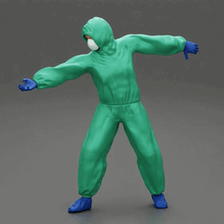 ezgif.com-gif-maker-14.gif 3D file man wearing antivirus suit standing and helping someone・3D printer model to download