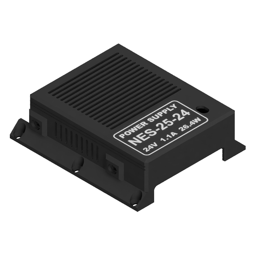 Mean Well NES-25 Enclosure, Terminal Cover & Wall Mount – All Voltages – 2-Color AMS