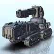 GIF-V13.gif Sci-Fi truck with tracks and laser turret (13) - BattleTech MechWarrior Scifi Science fiction SF Warhordes Grimdark Confrontation