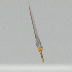 animation.gif Télécharger le fichier OBJ Epik Sword • Objet à imprimer en 3D, mustafasonmez